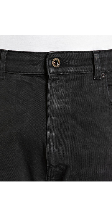 NEW ブーツカットCLEY ブラックオーバーダイストレッチデニム 詳細画像